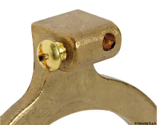 Scarico a mare ottone cromato 3/8"
