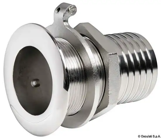 "Scarico a mare inox 2""x56 "