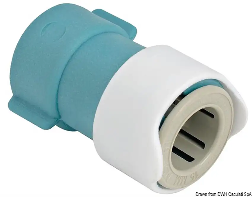 Adattatore WHALE da 3/8" BSP femmina (plastica)