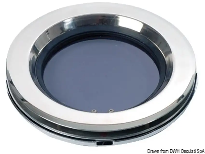 Oblò tondo inox Lewmar Ø 250 mm