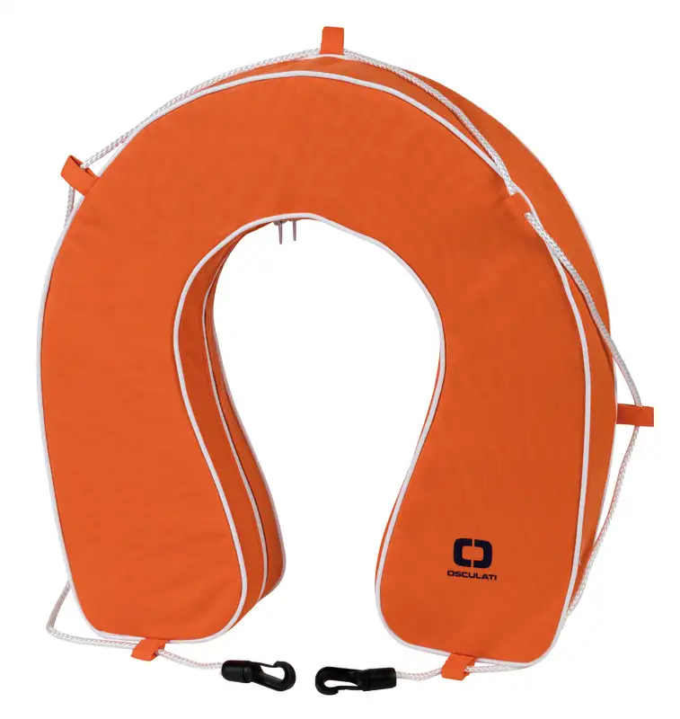 22.416.02 Ferro di cavallo PVC arancio Osculati