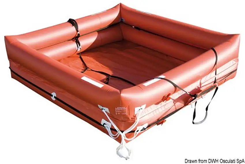 Zattera coastlife 4 posti