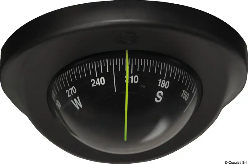 25.040.01 Bussola Riviera 4″ Astra BAS1/AV nera/nera Osculati