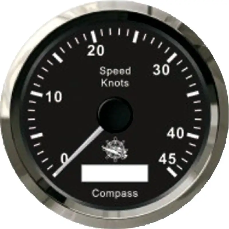 27.780.03 Log con bussola GPS nero/lucida Osculati