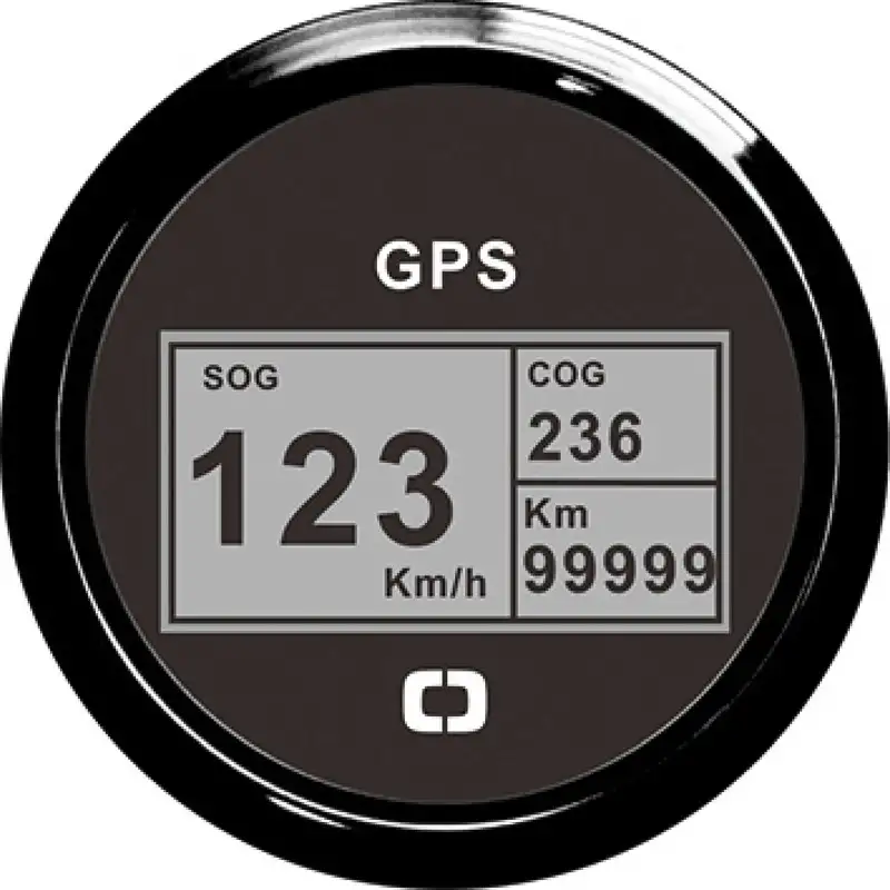 27.781.02 Log con bussola e totalizzatore GPS nero/nera Osculati