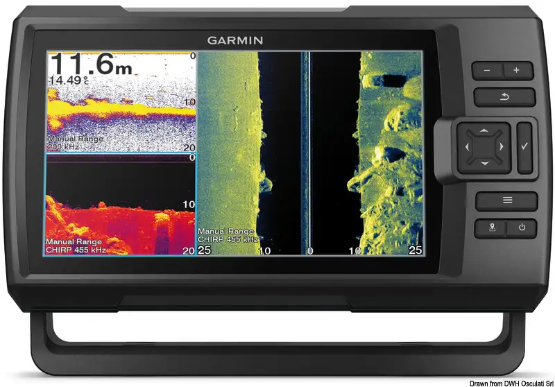 29.033.16 Echo Striker Vivid 9sv Garmin Osculati