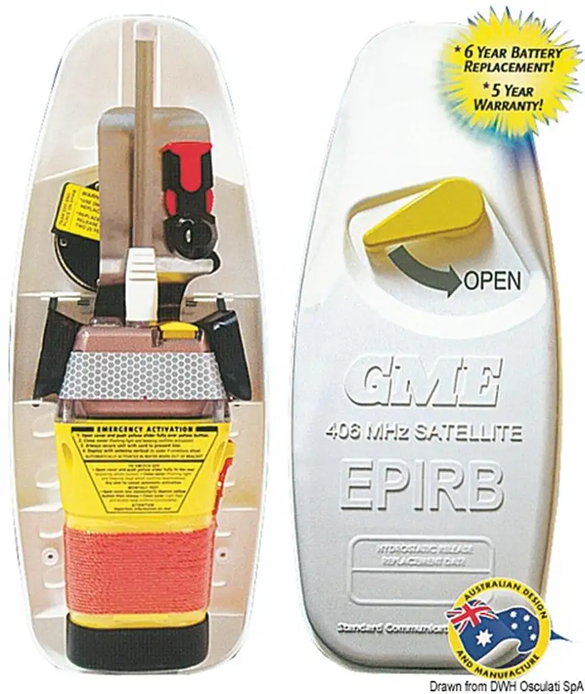 Epirb GME MT603FG con GPS