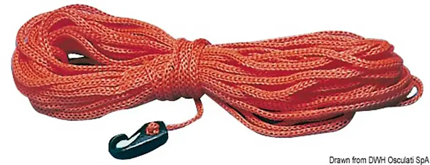 Cima in levilene galleggiante per aggancio boa segnasub