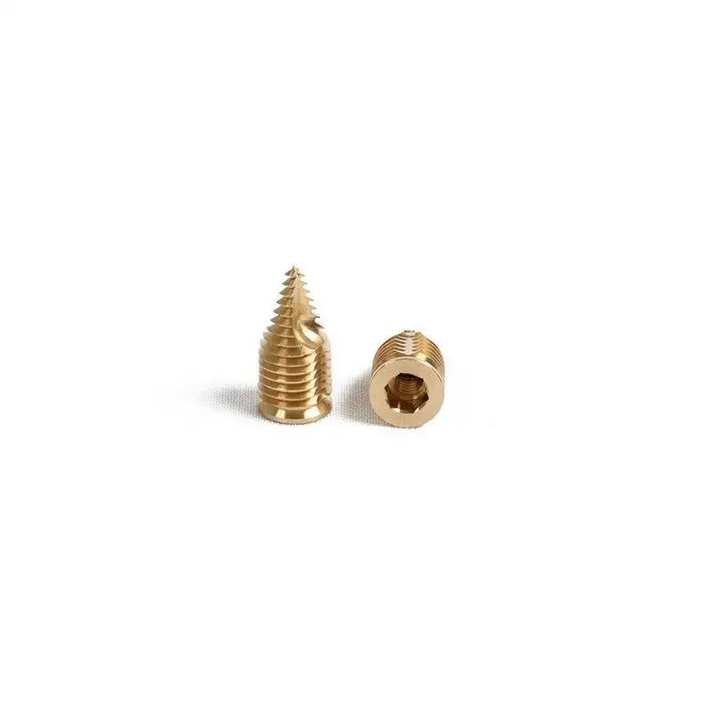 50 INSERTI IN OTTONE AUTOFORANTI IMPERMEABILE M8