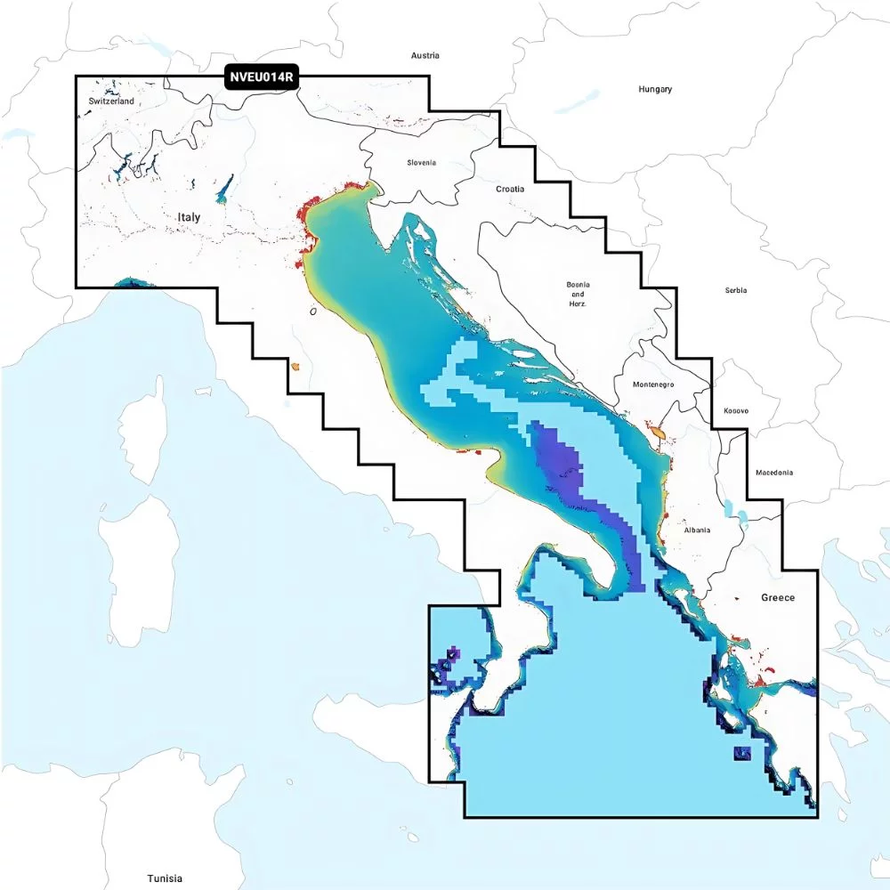 Garmin Navionics Vision+ NVEU014R Adriatico & Ionio