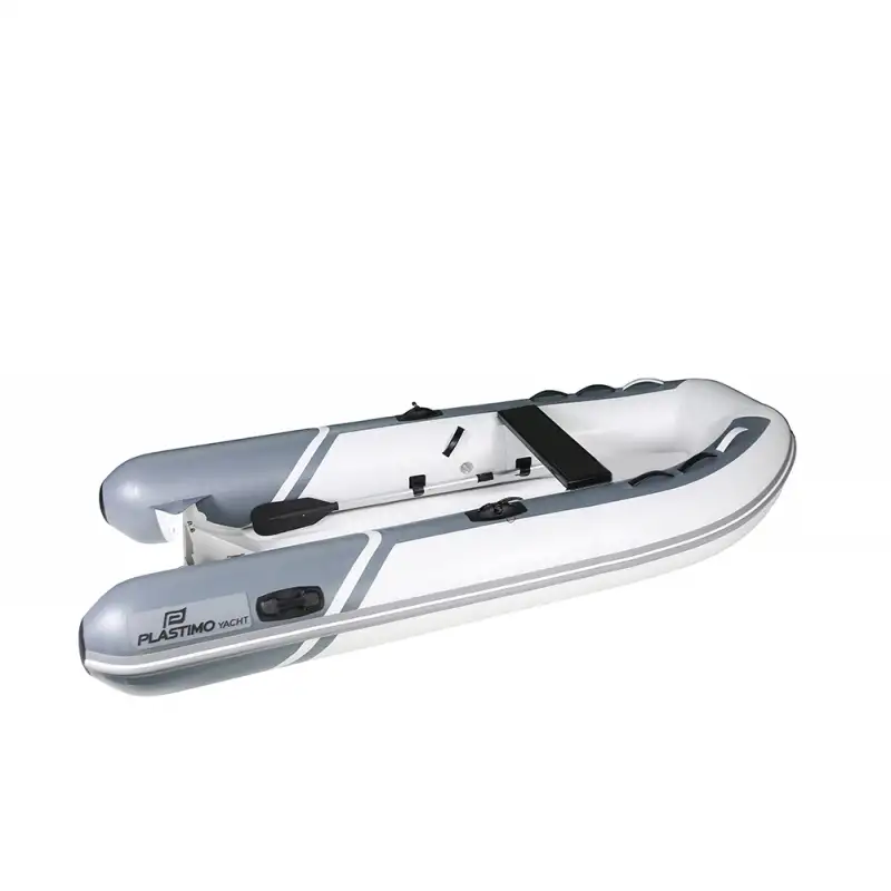TENDER YACHT PRI 350RF GRIGIO CON GAVONE A PRUA