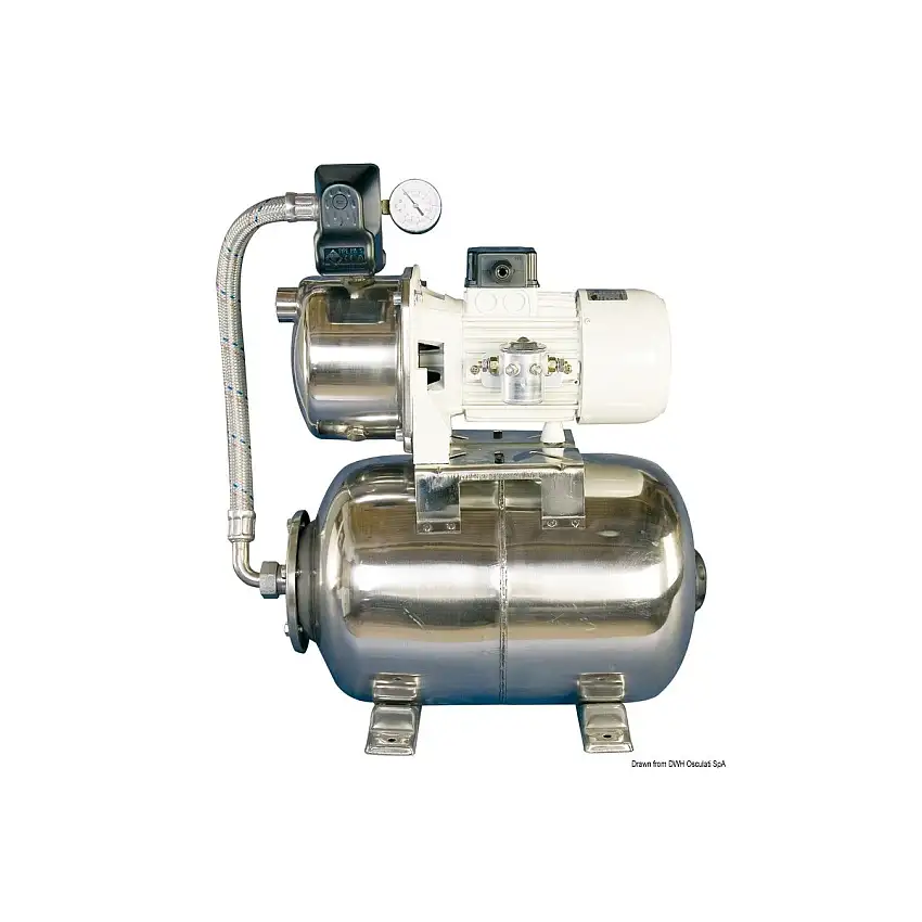 Autoclave CEM vaso di espansione in acciaio inox 20L - 24V - 50 L/min