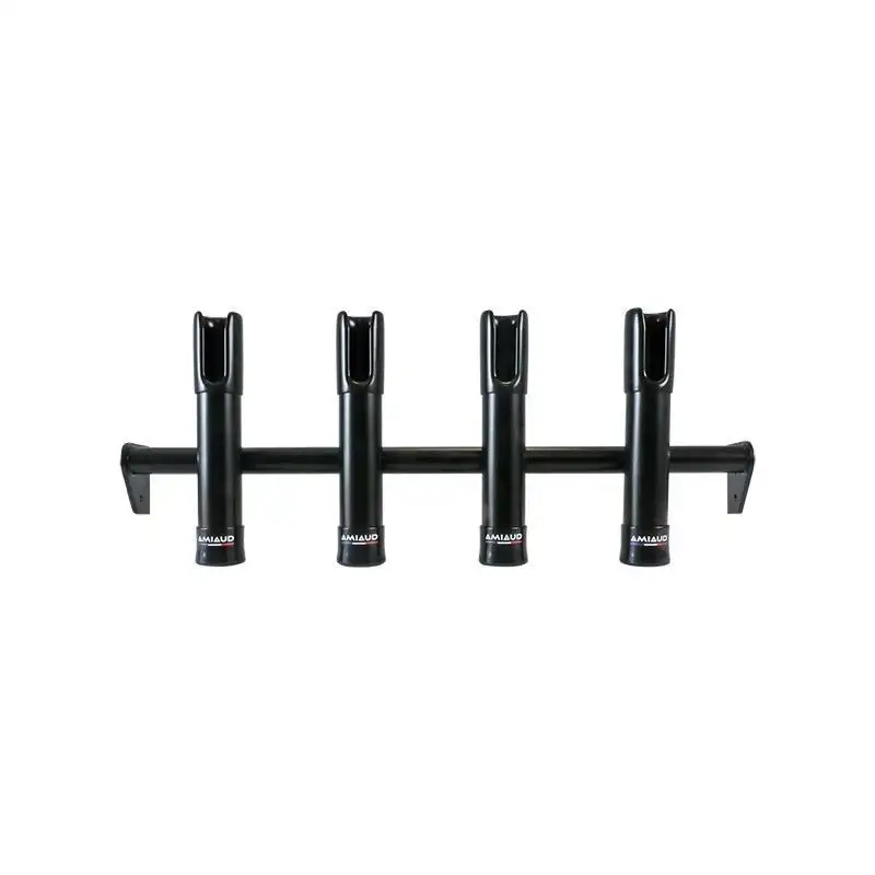 CORRIMANO + 4 PORTACANNE IN ACCIAIO INOX PER STAZIONE DI PENDENZA STANDARD BOLSTER