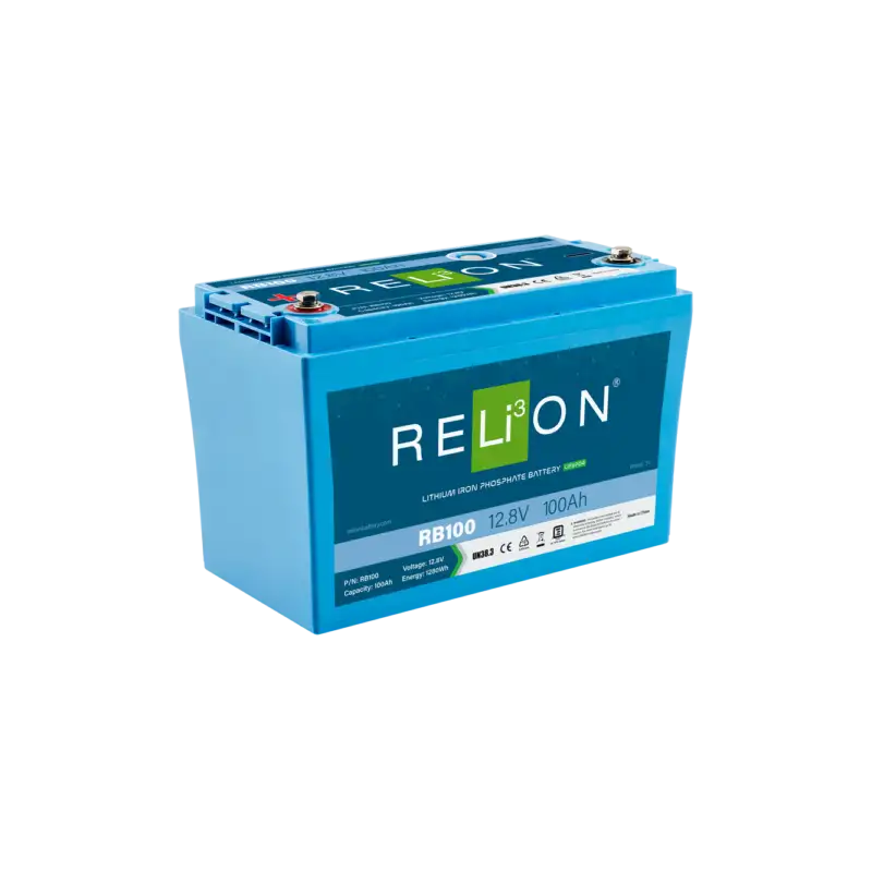 Relion Batteria 12.8v 100ah 4sc
