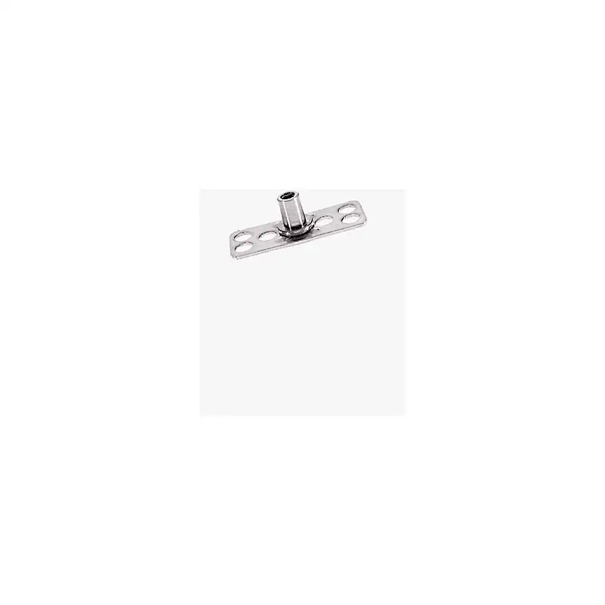 BIGHEAD F2 - Elementi di fissaggio con boccola filettata, testa rettangolare 15 x 38 mm aperta - Acciaio zincato (M5x10)
