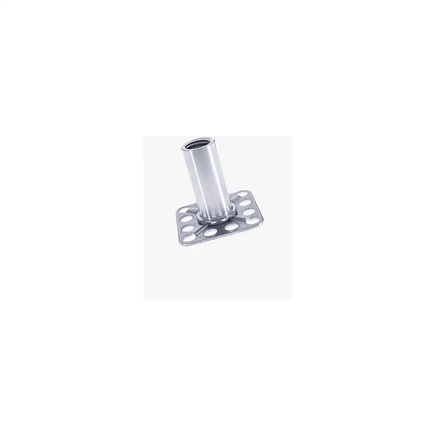 BIGHEAD F2 - Elementi di fissaggio con bussola filettata a testa quadrata chiusa 32 x 32 mm - INOX (M5x10)