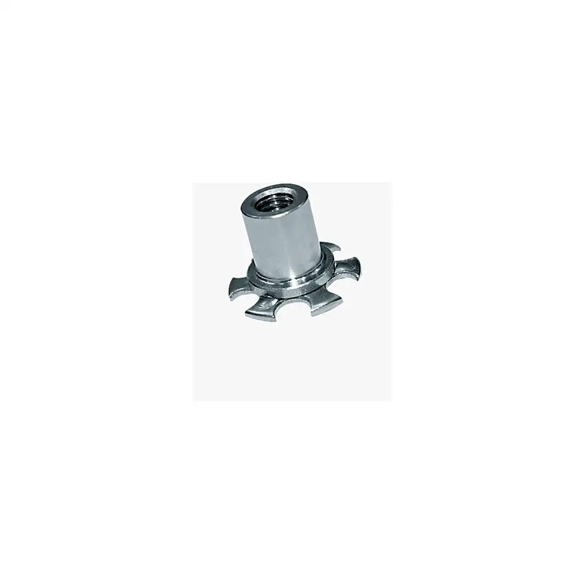 BIGHEAD F2 - Elementi di fissaggio con bussola filettata a testa tonda chiusa Ø19mm - Acciaio zincato (M8x10)