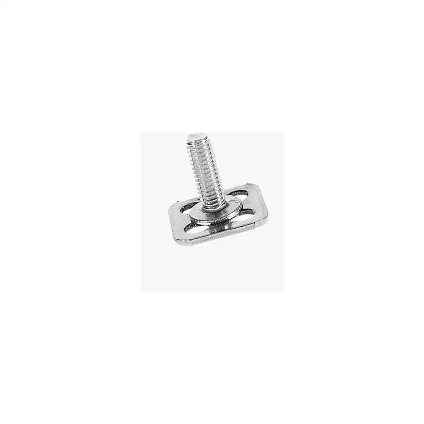 BIGHEAD M1 - Elementi di fissaggio con perno filettato a testa quadrata 15x15mm - ACCIAIO INOX (M4x12)
