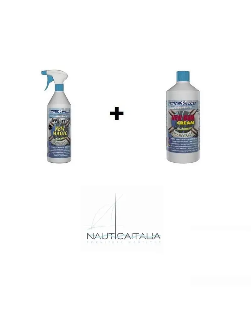 BLUE MARINE NEW MAGIC + NEW GUM - DECAPPANTE E CERA PER GOMMONE