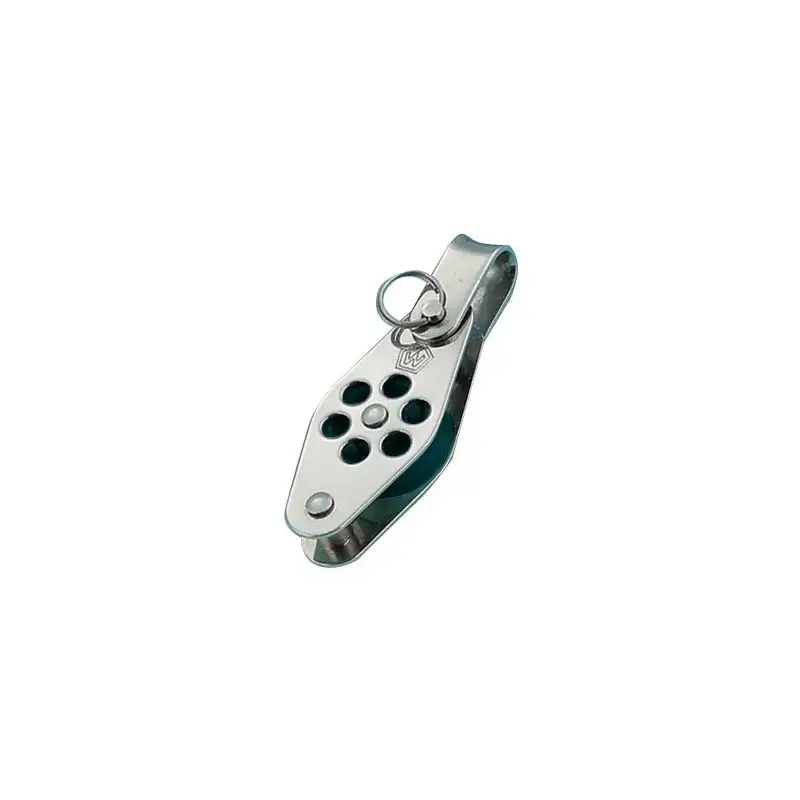 Bozzello semplice con anello e arricavo in acciaio inox