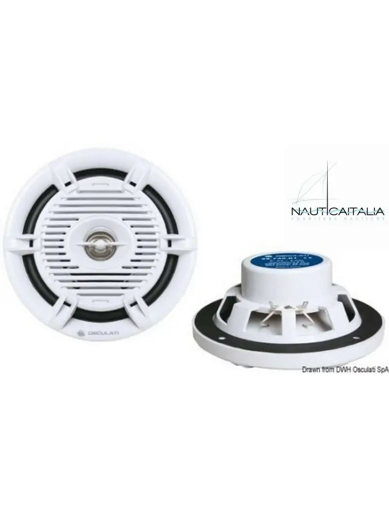 CASSE MARINE ALTOPARLANTI OSCULATI 60W da 16 Cm PER BARCA GOMMONE - 29.740.01