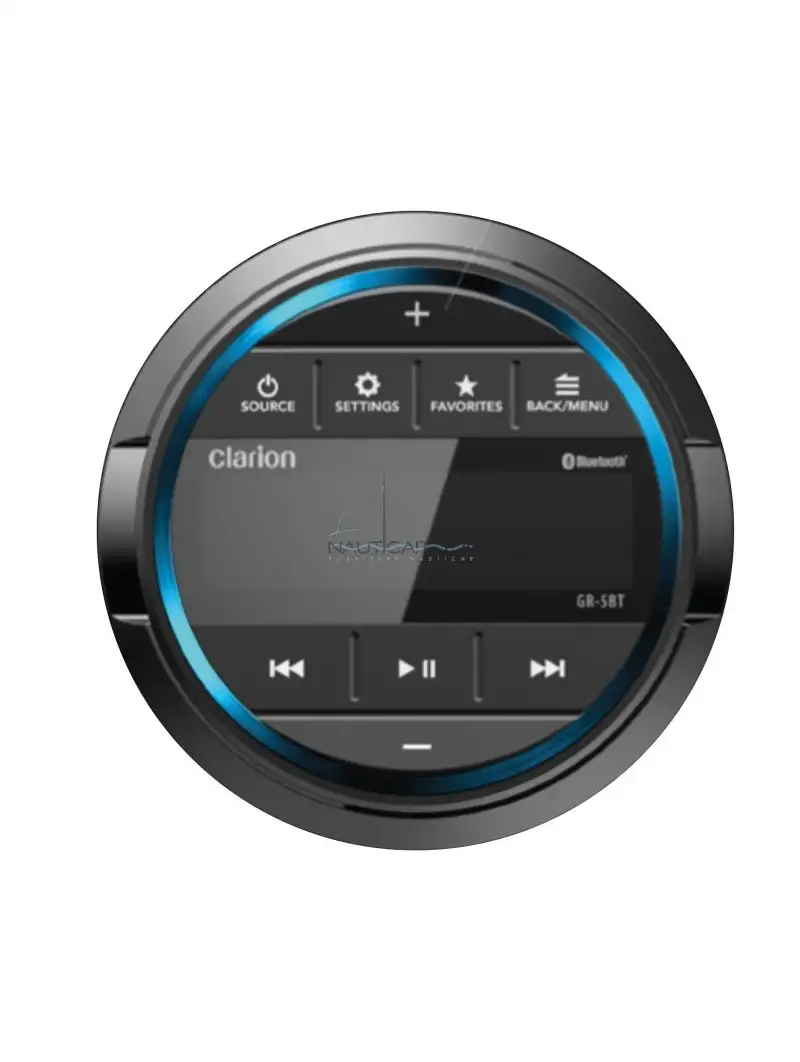 Clarion CMM-10GR Stereo Radio Marine Bluetooth AM/FM – Ricevitore Multimediale Nautico IPX5 Waterproof