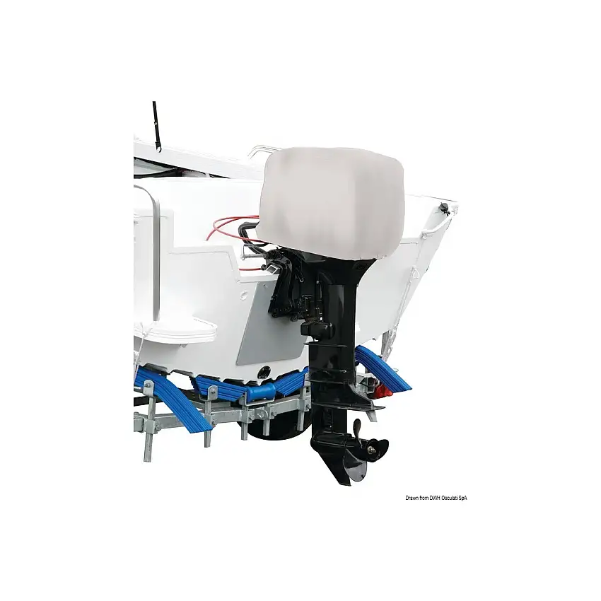 Cofano grigio 2/4HP off-a bordo 2/4 tempi Oceansouth