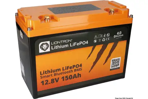 Batteria litio 55Ah con BMS e Bluetooth