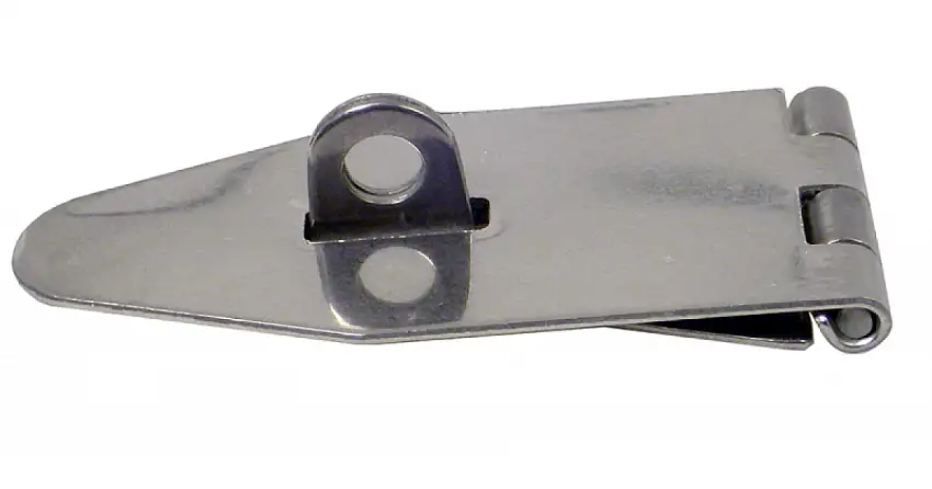 CERNIERA PORTALUCCHETTO INOX MM.90X40