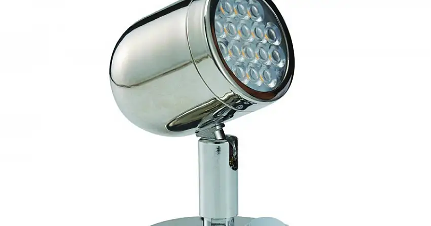 FARETTO ORIENTABILE A LED IN ACCIAIO INOX