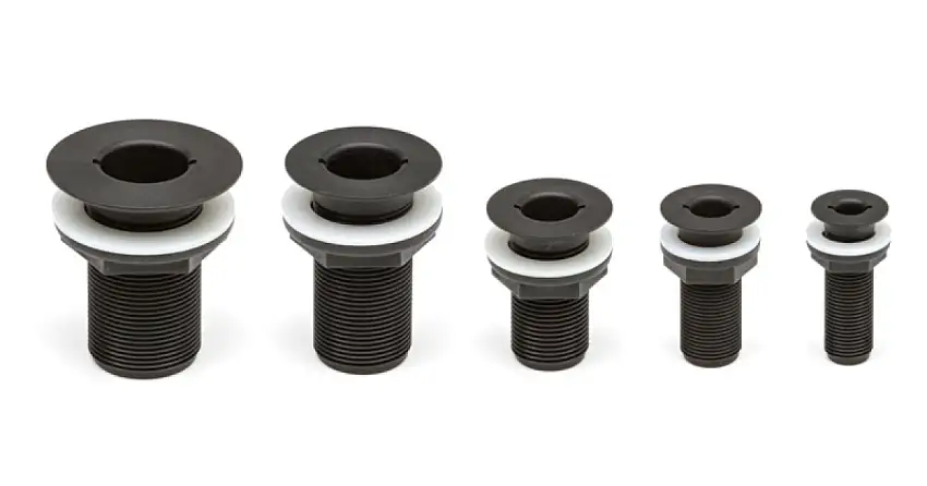 PASSASCAFO INCASSO NERO FILETTO 1/2”