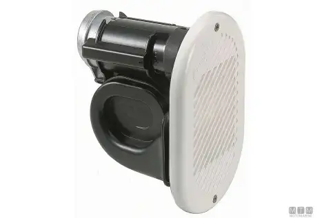 Tromba ad Incasso Bianca Hurricane HR1 12 V