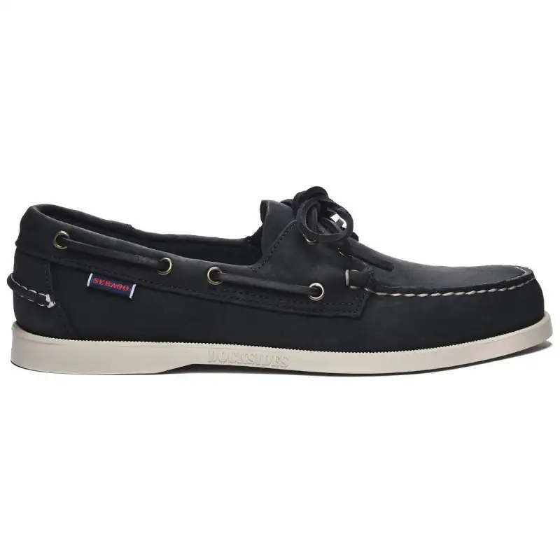 Doscksides Portland in pelle liscia - Scarpe da barca per uomo - SEBAGO - Blu navy