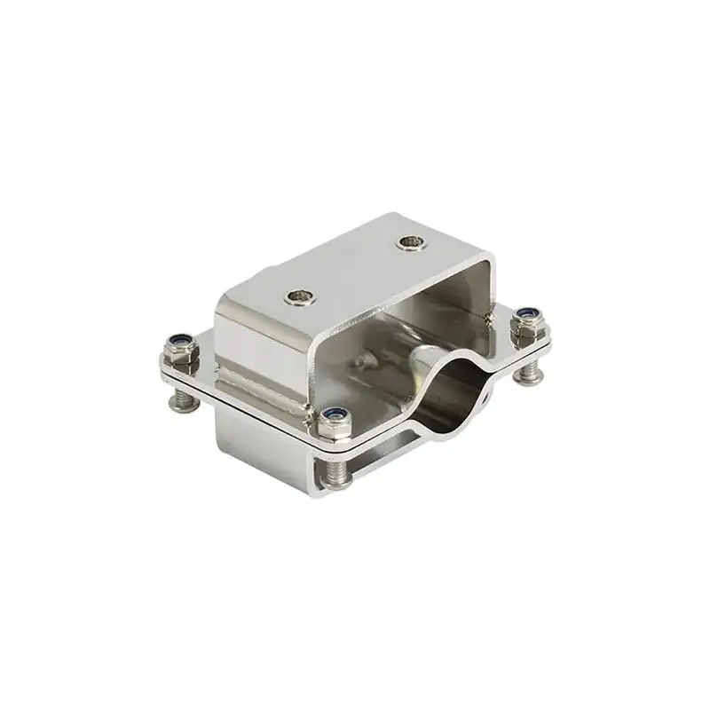 PORTA CANNA DOPPIO IN ACCIAIO INOX PER BALCONE Ø 36-50 MM