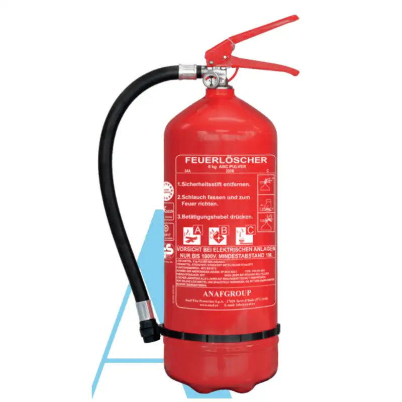 Estintore a polvere ABC con manometro - Anaf