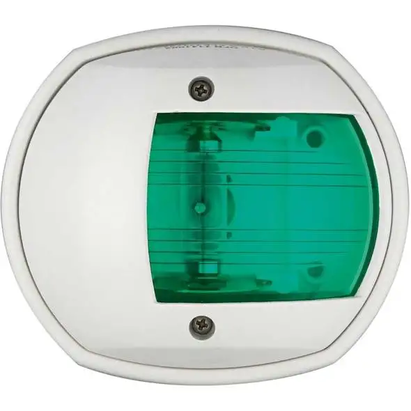 Fanale di via “Classic 12”. Cassa bianca Luce verde 112,5°