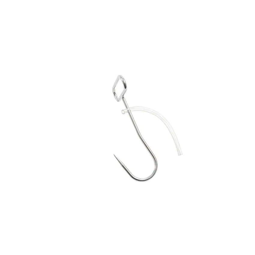 Gancio in acciaio inox, apertura 11 cm