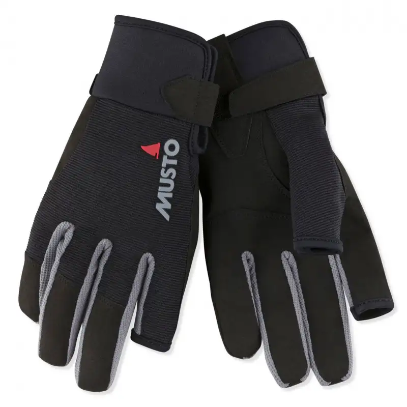 Guanto da crociera a dita lunghe SAILING - Nero - MUSTO