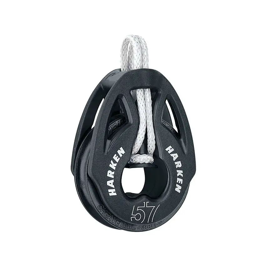 Harken bozzello Carbo T2 57 mm - singolo con anello H 2151