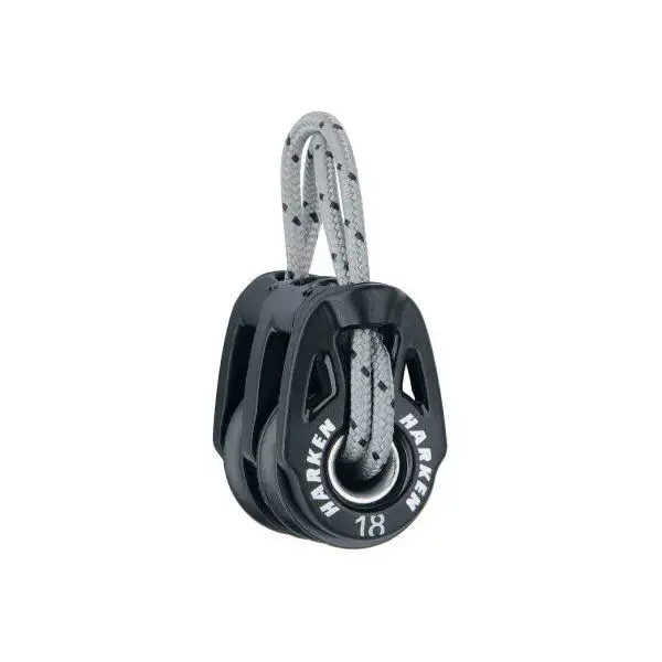 Harken bozzello Carbo T2 18 mm - doppio con anello