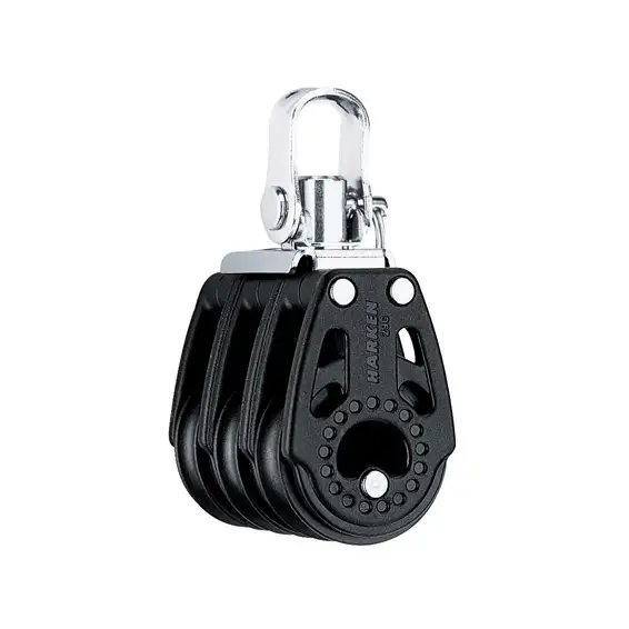Harken bozzello Carbo 29 mm - triplo con grillo girevole