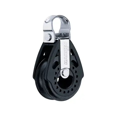 Harken bozzello Carbo 29 mm - singolo con staffa, girevole a 90°