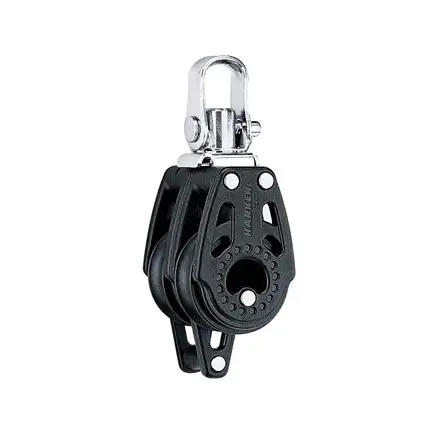 Harken bozzello Carbo 29 mm - doppio con grillo girevole e arricavo