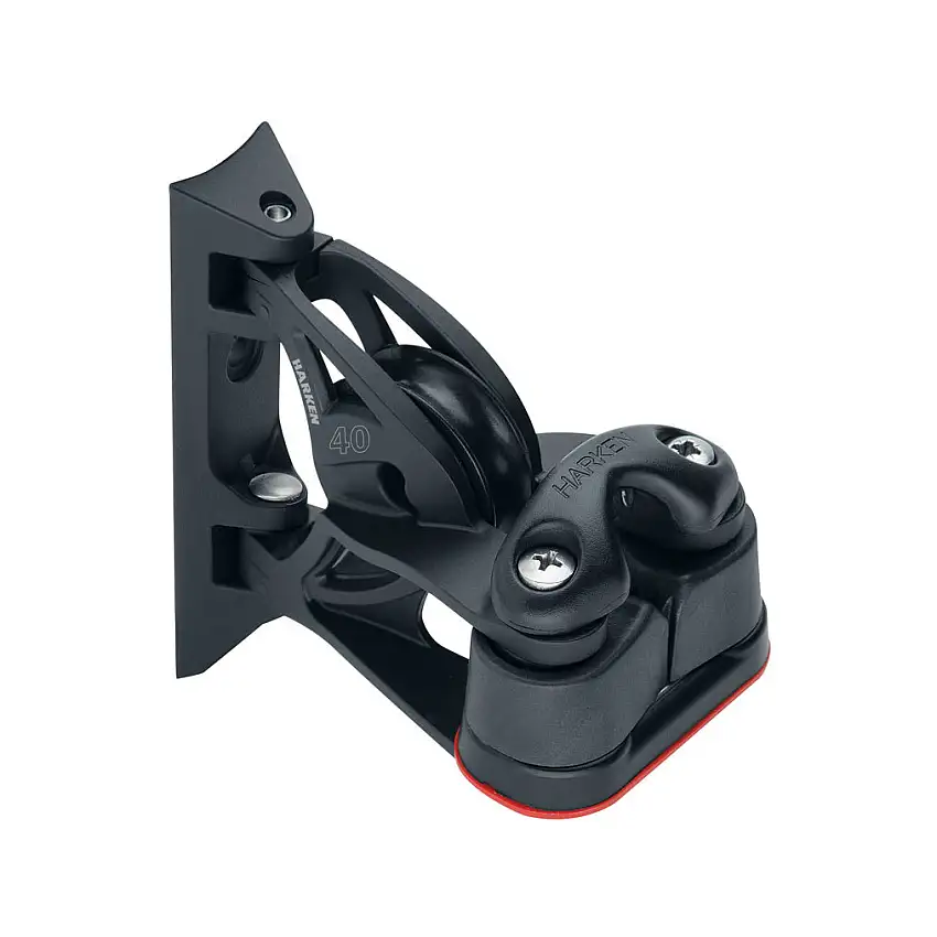 Harken bozzello Carbo 40 mm - rinvio pivotante con strozzatore 365