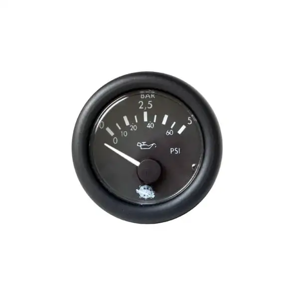 Indicatore Pressione 0-5 bar Nero 24 V.