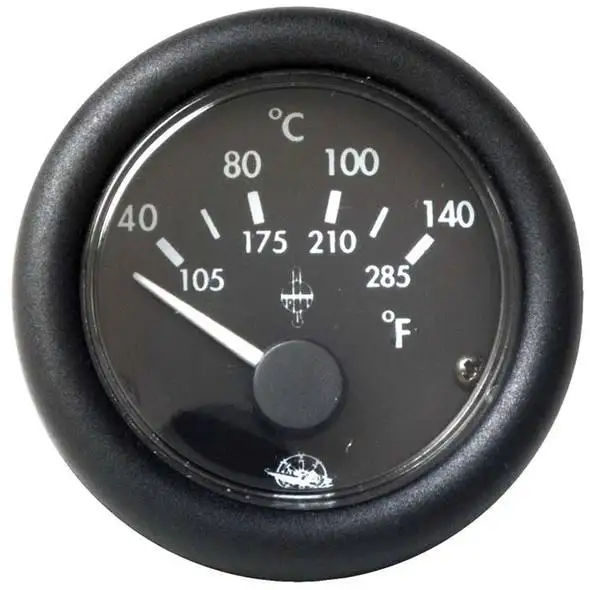 Indicatore Temperatura Acqua Nero 120° 24 V.