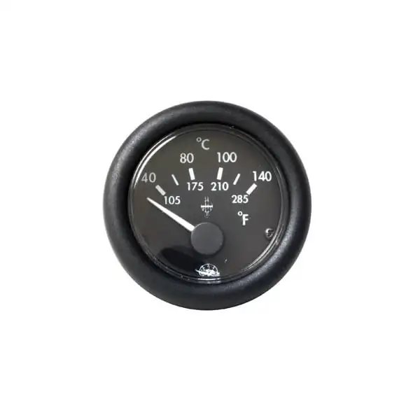 Indicatore Temperatura Olio 150° Nero 24 V.