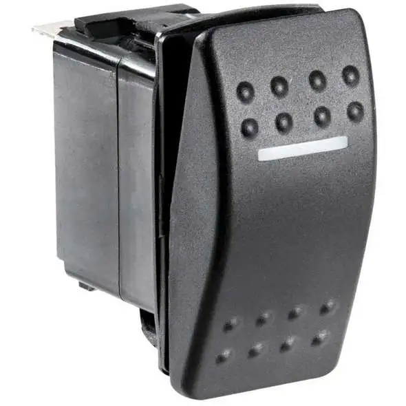 Interruttore completo di bascula serie Marina R On-off-(on)