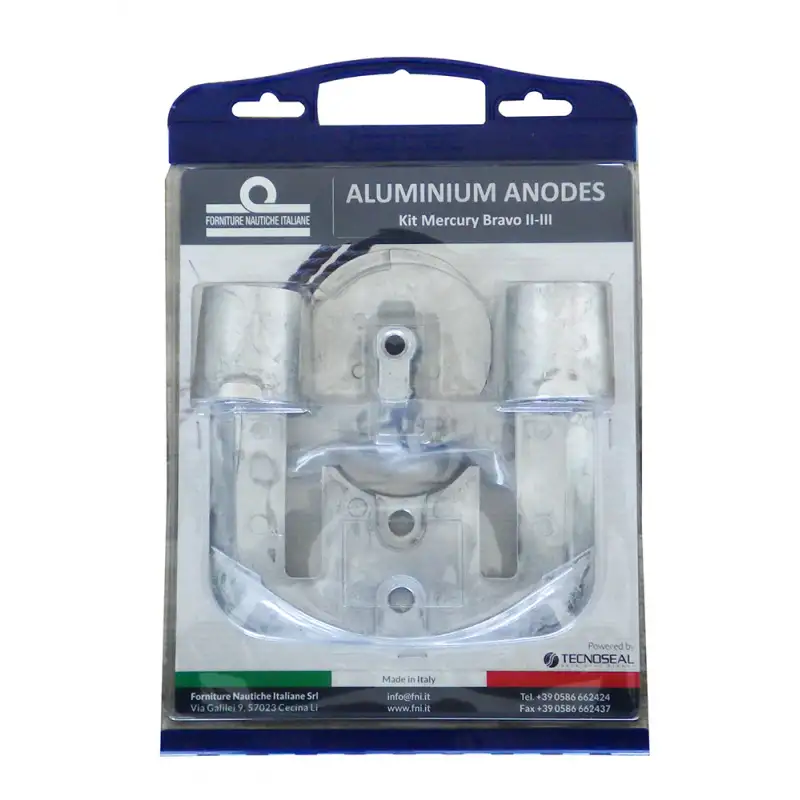 Kit anodi alluminio mercruiser bravo ii-iii