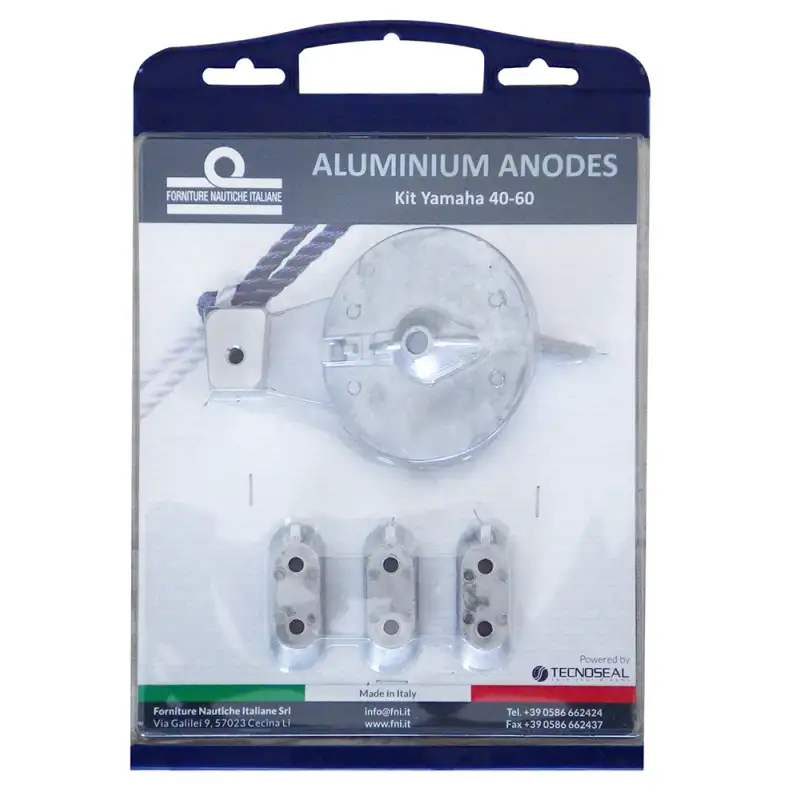 Kit anodi alluminio yamaha 40-60 hp